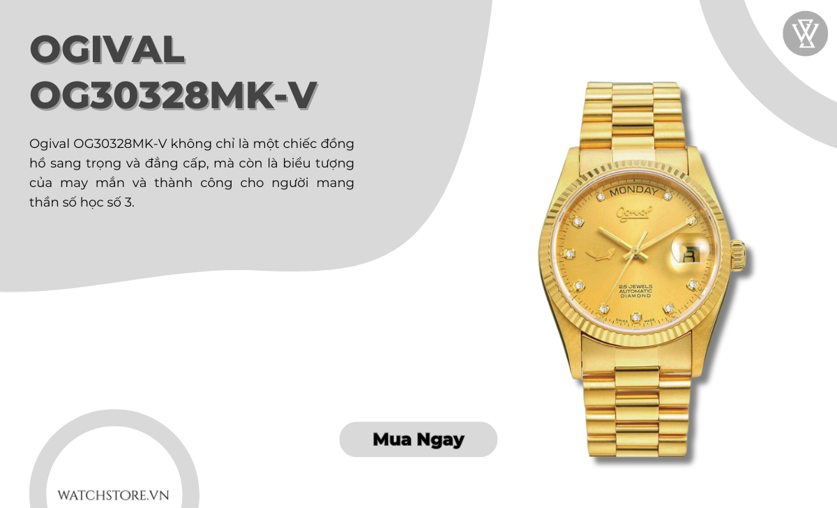 than so hoc so 3 nen deo dong ho mau gi ogival og30328mk v