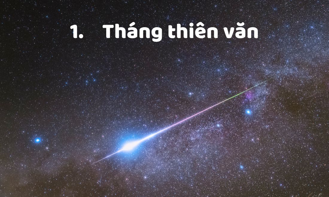 Tháng thiên văn hay còn gọi là tháng của những vì sao 