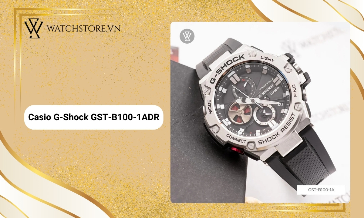 Tough Solar là gì? Mách bạn cách sạc công nghệ Tough Solar 10 Casio G-Shock Nam GST-B100-1ADR đa năng