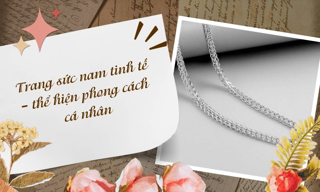 Những món trang sức rất thích hợp với chàng trai cá tính