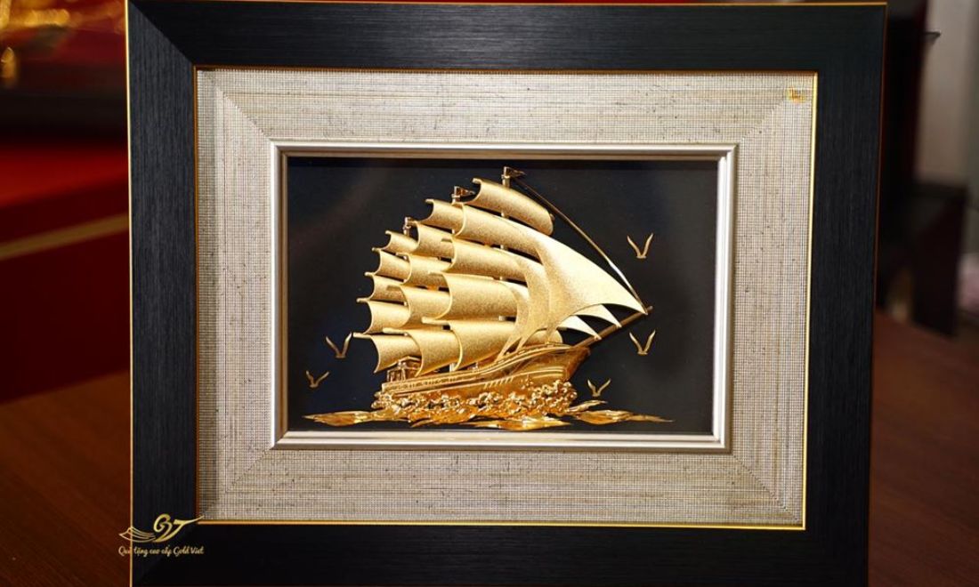 Top Quà Tặng Đại Hội Đảng Ý Nghĩa, Được Lòng Mọi Đại Biểu 8 Tranh dát vàng