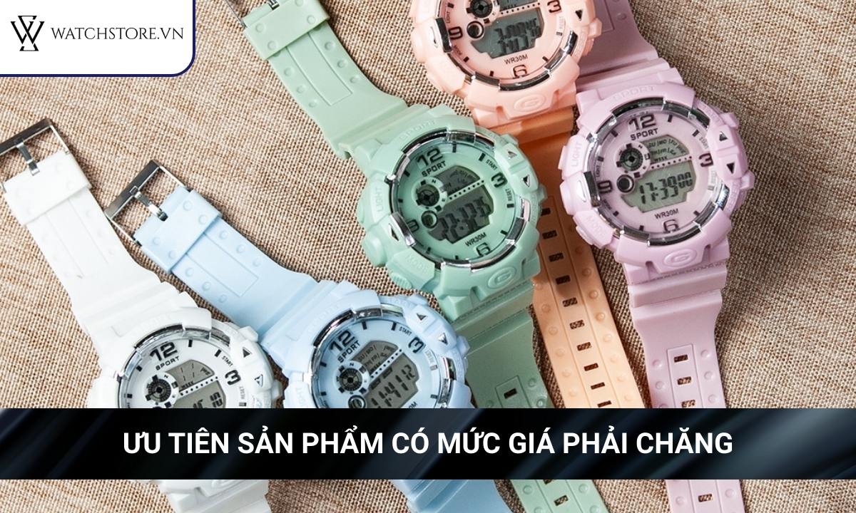 07 mẫu đồng hồ nữ học sinh cấp 2 chất lượng, hợp phong cách 3 mua đồng hồ vừa túi tiền
