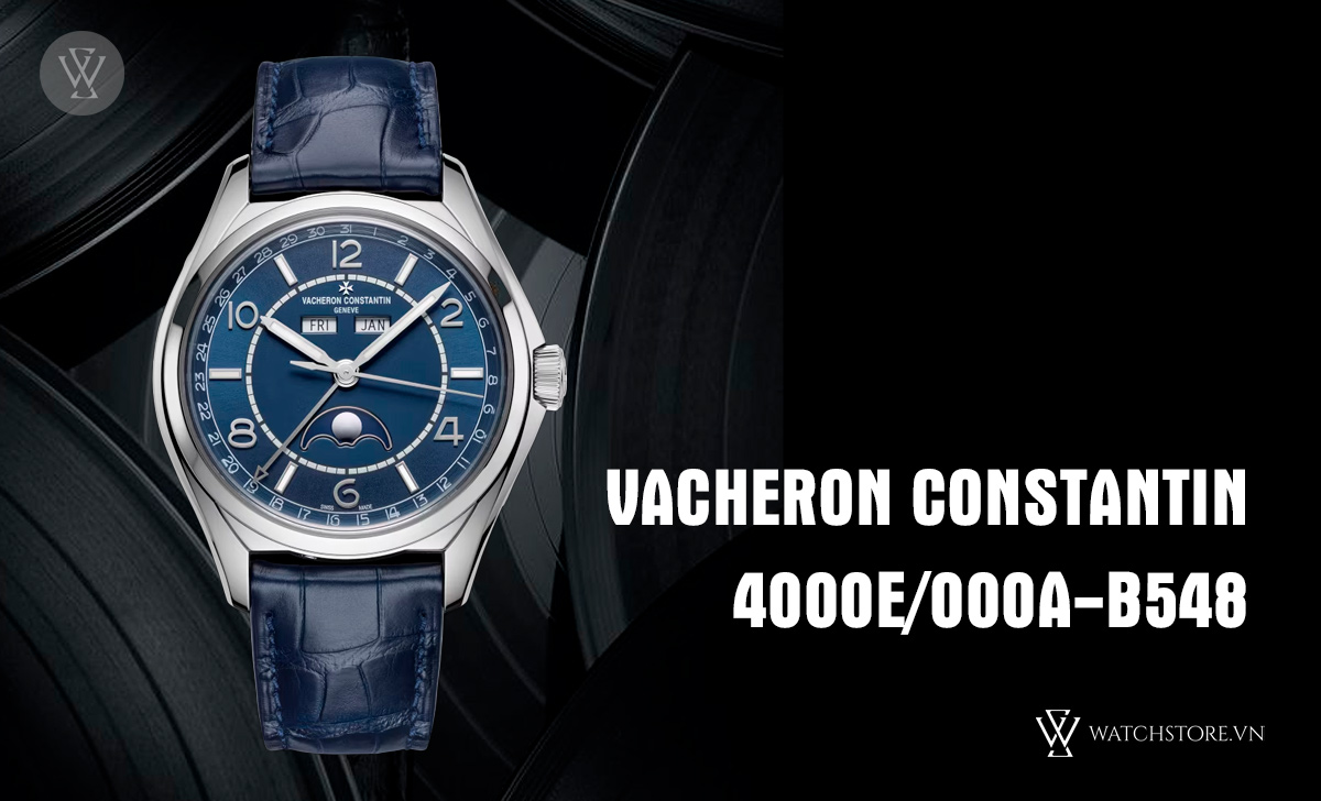 Triple Calendar là gì? Ai sáng chế ra đồng hồ ba lịch? 3 Vacheron Constantin 4000E/000A-B548