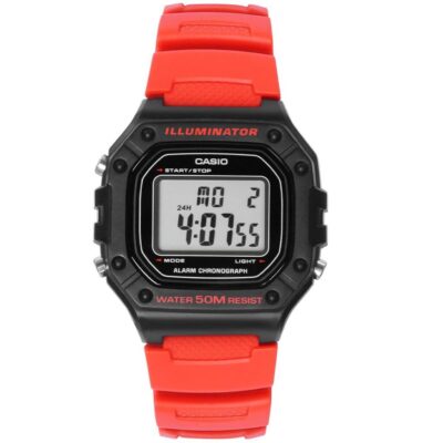 Đồng hồ Casio 44.4 × 43.2 mm Nam W-218H-4BVDF chính hãng Ảnh sản phẩm Casio 44.4 × 43.2 mm Nam W-218H-4BVDF