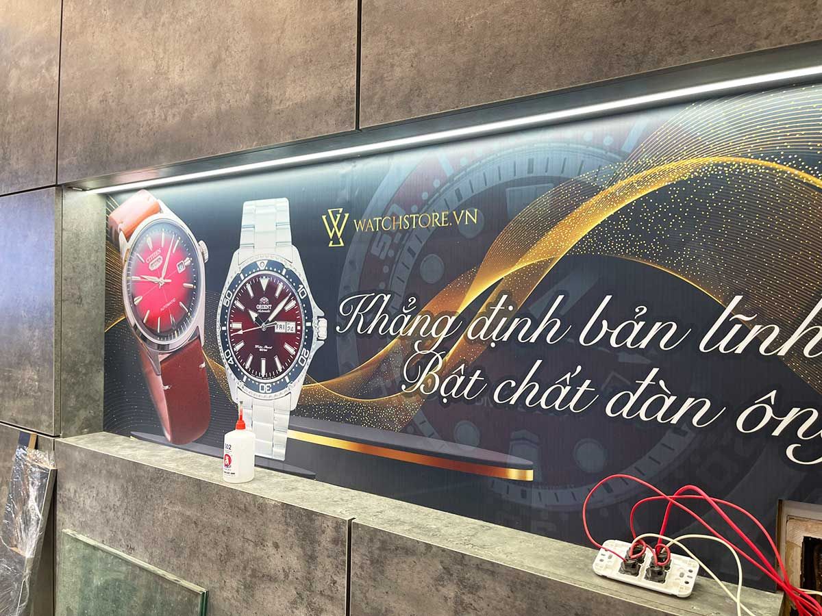 Quá trình thi công cửa hàng WatchStore thứ 4 tại 58 Trần Đăng Ninh, Cầu Giấy, Hà Nội - Ảnh 19 Quá trình thi công cửa hàng WatchStore thứ 4 tại 58 Trần Đăng Ninh, Cầu Giấy, Hà Nội - Ảnh 19