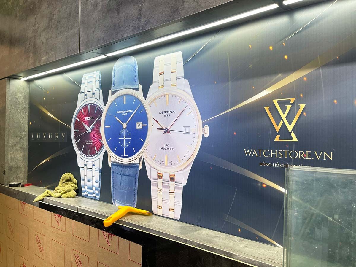 Quá trình thi công cửa hàng WatchStore thứ 4 tại 58 Trần Đăng Ninh, Cầu Giấy, Hà Nội - Ảnh 18 Quá trình thi công cửa hàng WatchStore thứ 4 tại 58 Trần Đăng Ninh, Cầu Giấy, Hà Nội - Ảnh 18