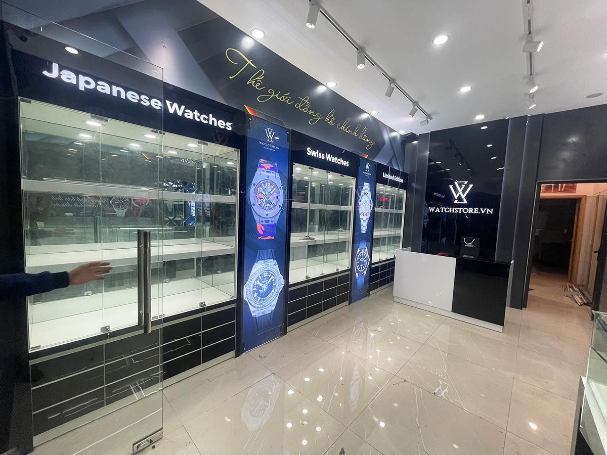 Quá trình thi công cửa hàng WatchStore thứ 4 tại 58 Trần Đăng Ninh, Cầu Giấy, Hà Nội - Ảnh 11 Quá trình thi công cửa hàng WatchStore thứ 4 tại 58 Trần Đăng Ninh, Cầu Giấy, Hà Nội - Ảnh 11