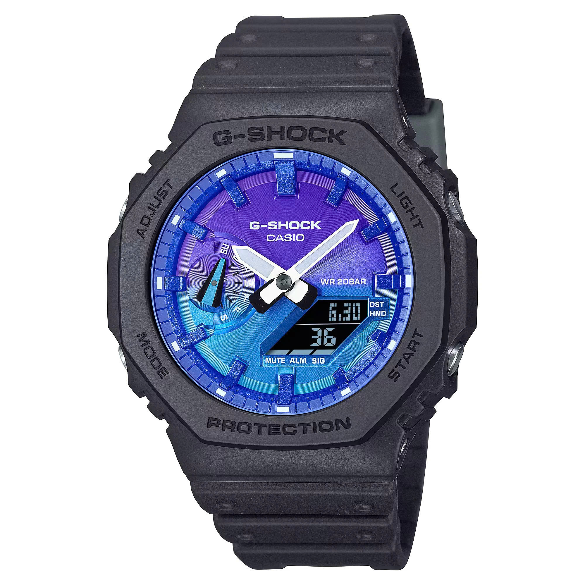 Casio 48.5mm * 45.4mm Nam GA-2100FLS-8A2