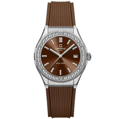 Đồng hồ Carnival 34mm Nữ 8168L2-VT-DCS-N chính hãng Ảnh sản phẩm Carnival 34mm Nữ 8168L2-VT-DCS-N