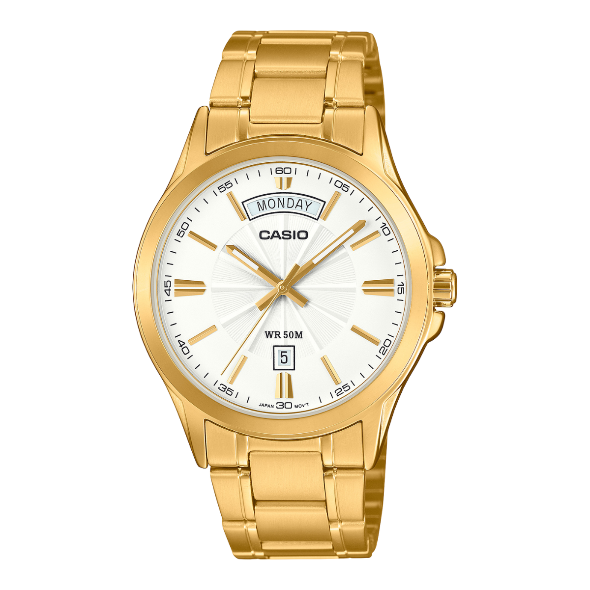 Casio 39.5mm Nam MTP-1381GD-7AVDF