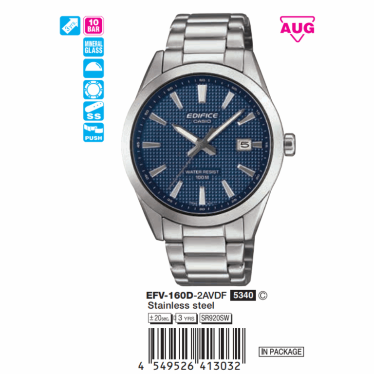 Casio 40mm Nam EFV-160D-2AVDF