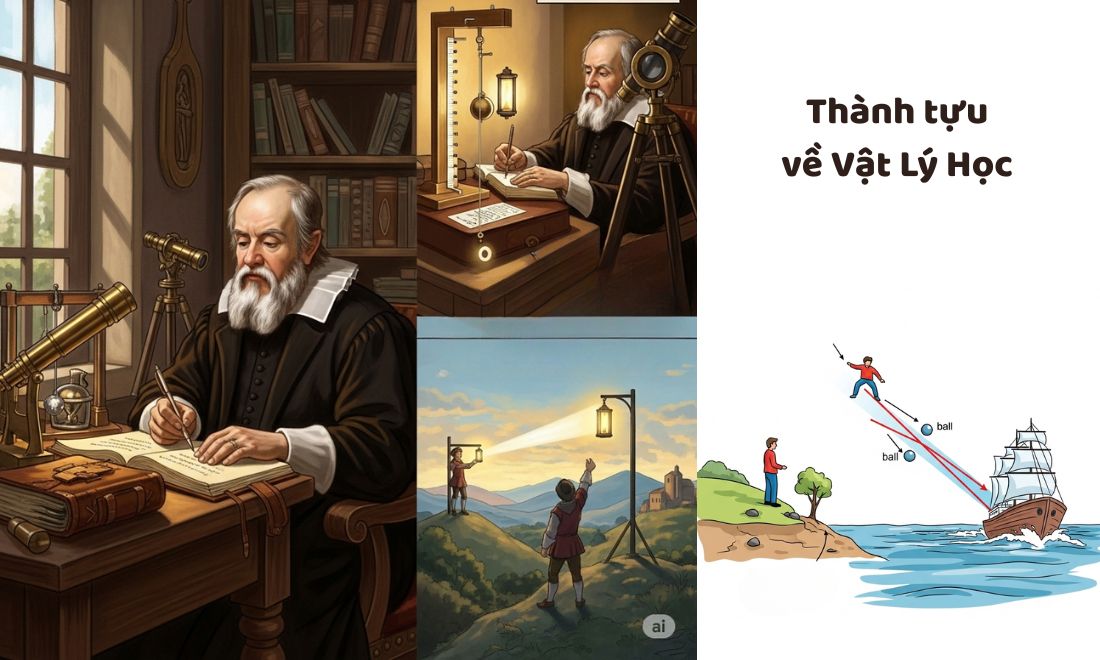 Galileo Galilei: Các giai đoạn cuộc đời và di sản với khoa học 8 Galile để lại nhiều đóng góp to lớn đối với ngành vật lý học
