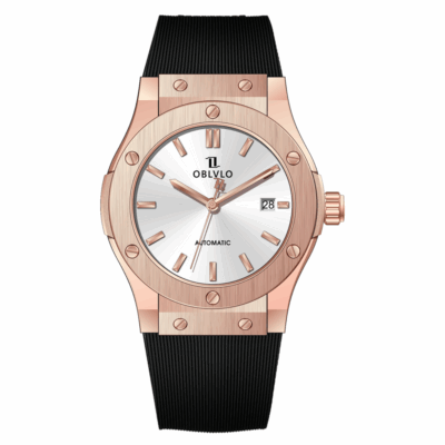 Đồng hồ Oblvlo 40mm Nam HM-SIM-PWBR chính hãng Ảnh sản phẩm Oblvlo 40mm Nam HM-SIM-PWBR