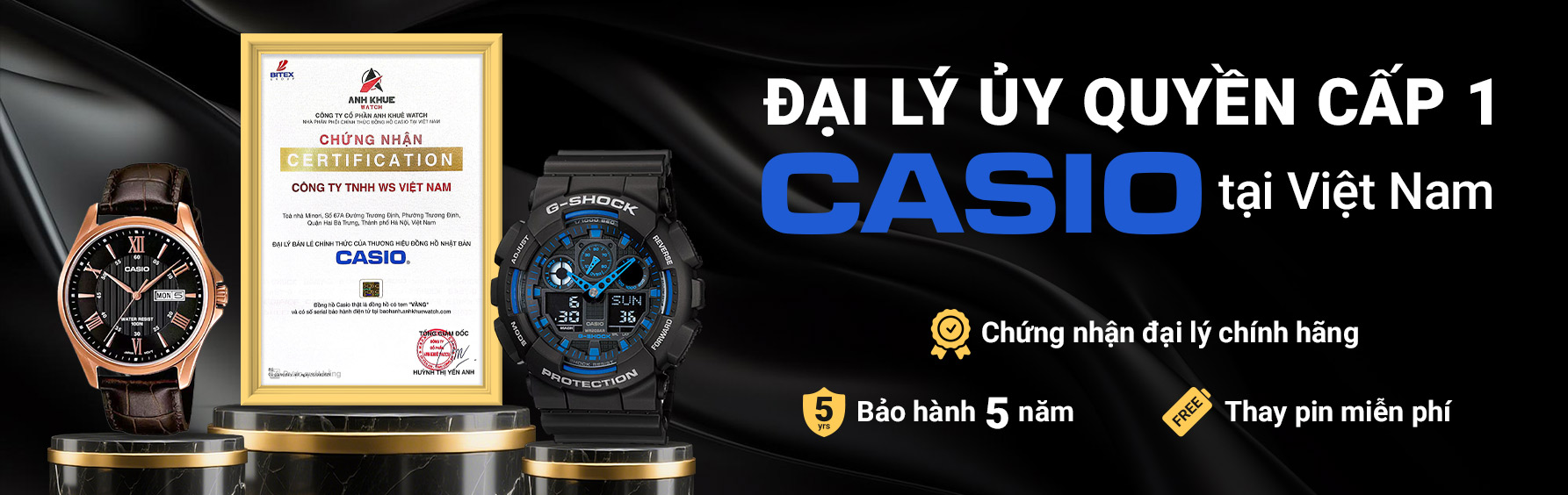 Dong ho Casio WatchStore