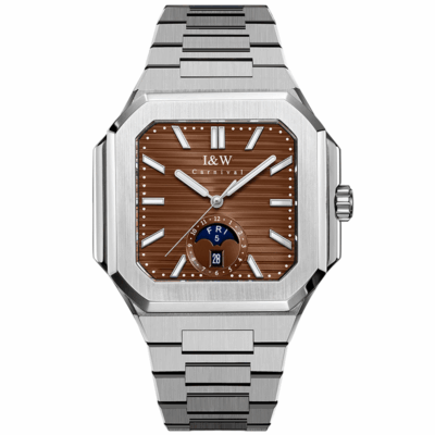 Đồng hồ I&W Carnival 44mm Nam 55876G6 chính hãng Ảnh sản phẩm I&W Carnival 44mm Nam 55876G6