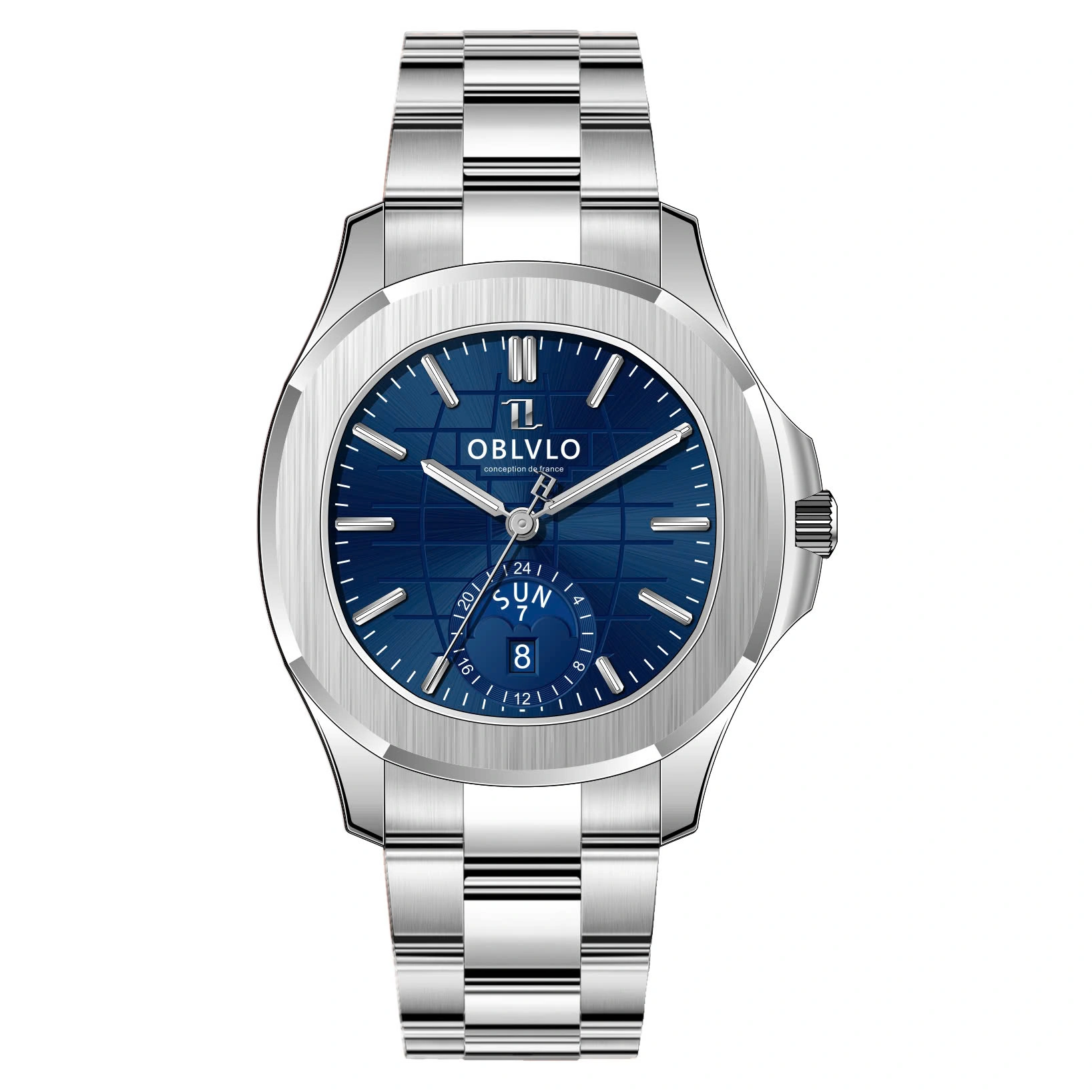 Đồng Hồ Oblvlo 39mm Nam FM-SL-DD-YLYS