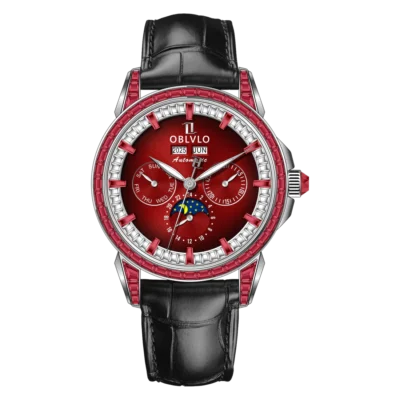 Đồng hồ Oblvlo 40mm Nam GCM-MUT-PRBL-1 chính hãng Ảnh sản phẩm Oblvlo 40mm Nam GCM-MUT-PRBL-1