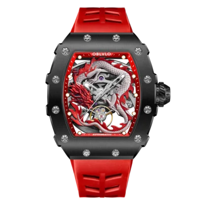 Đồng hồ Oblvlo 42mm Nam XM-DRAGON-BRRR chính hãng Ảnh sản phẩm Oblvlo 42mm Nam XM-DRAGON-BRRR