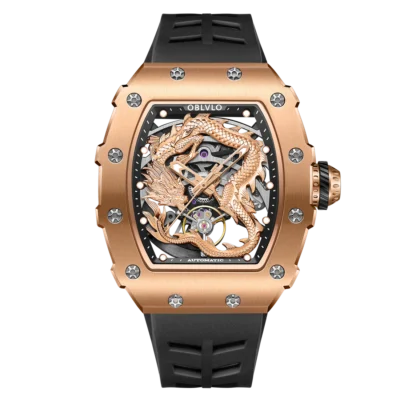 Đồng hồ Oblvlo 42mm Nam XM-DRAGON-RGRG chính hãng Ảnh sản phẩm Oblvlo 42mm Nam XM-DRAGON-RGRG
