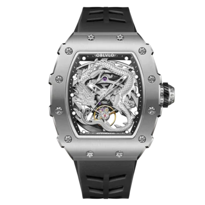 Đồng hồ Oblvlo 42mm Nam XM-DRAGON-WGWG chính hãng Ảnh sản phẩm Oblvlo 42mm Nam XM-DRAGON-WGWG