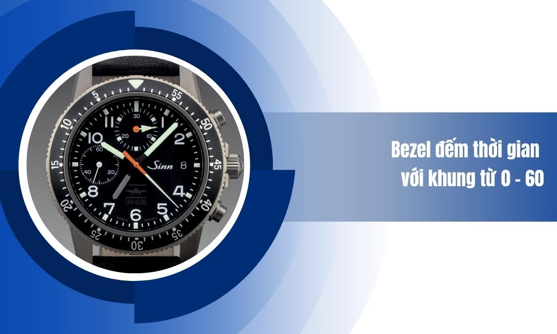 Bezel là gì? Tất tần tật về vòng bezel trên đồng hồ 8 Bezel đếm thời gian với khung từ 0 - 60