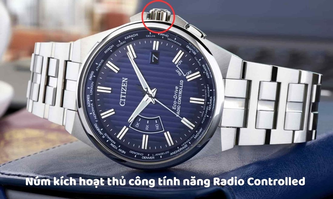 Chức năng Radio Controlled là gì? Cách kích hoạt Radio Controlled trên đồng hồ 3 Cách thức sử dụng Radio Controlled trên đồng hồ đeo tay