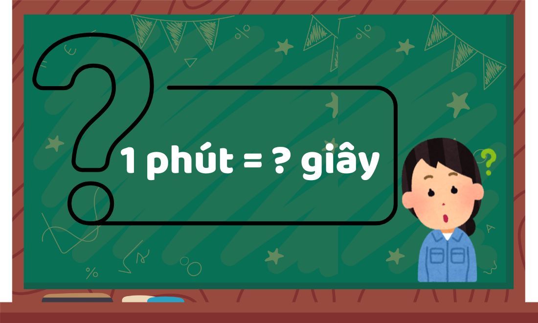1 Phút bằng bao nhiêu giây? Cách quy đổi siêu nhanh và đơn giản 1 Một phút bằng bao nhiêu giây