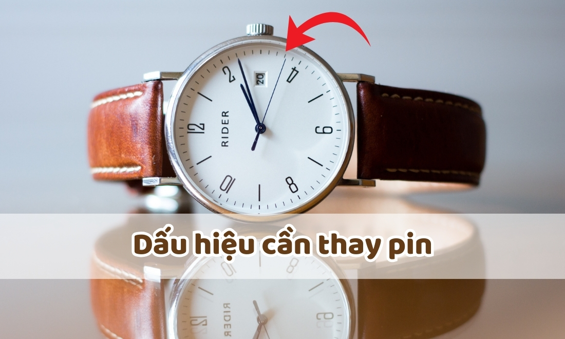 Các loại pin đồng hồ đeo tay và gợi ý cách thay pin tại nhà 5 Kim giây nhảy chậm