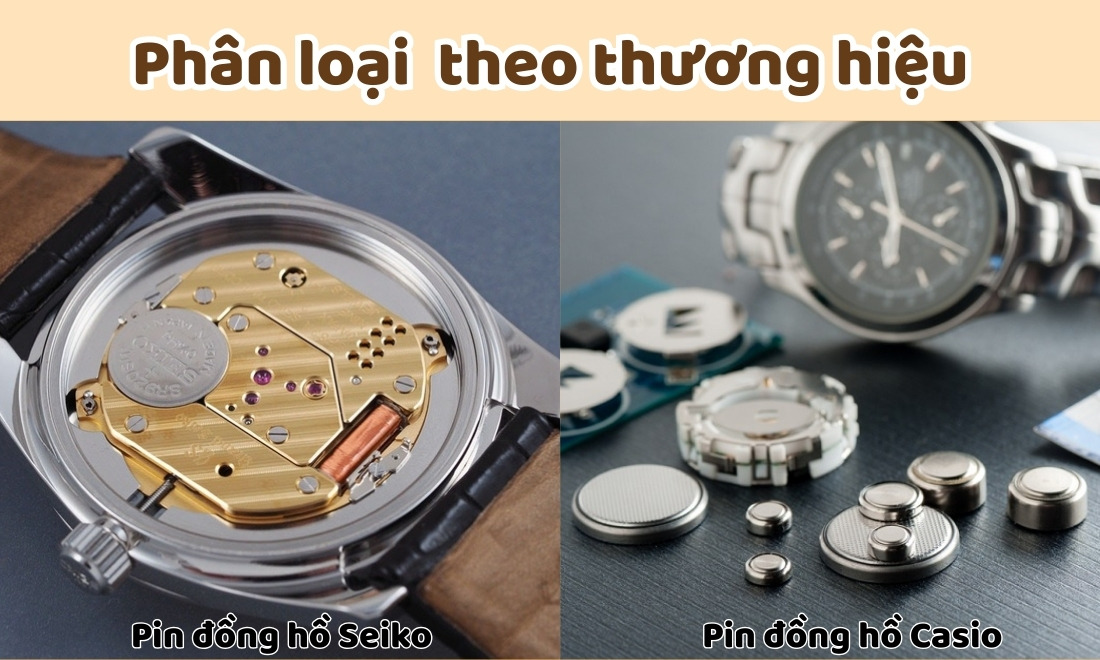 Các loại pin đồng hồ đeo tay và gợi ý cách thay pin tại nhà 3 Các thương hiệu nổi tiếng trên thị trường