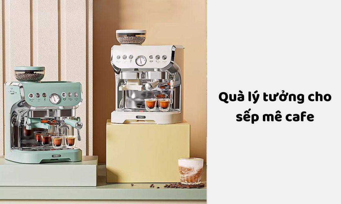 25+ Món quà tặng sếp nữ và nguyên tắc “vàng” khi trao quà cho sếp 12 Đừng ngần ngại tặng cho chị lãnh đạo một chiếc máy pha cà phê tự động khi cô ấy là người sống không thể thiếu cafe mỗi ngày
