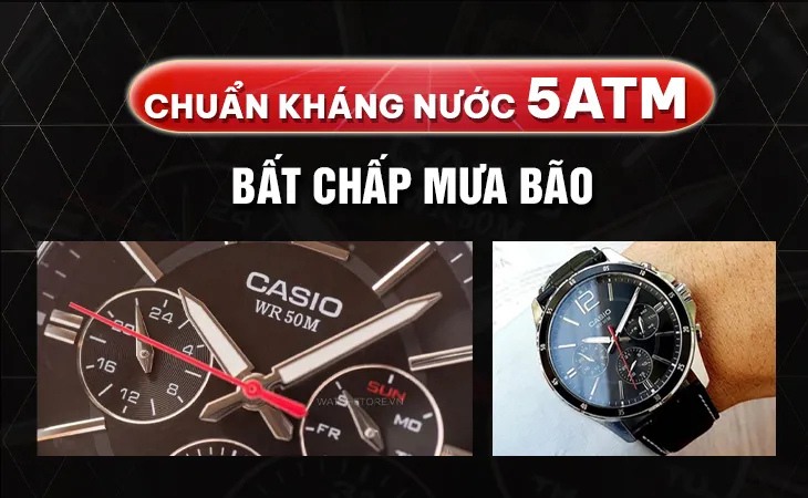 Đồng hồ Casio WR50M Water Resist 50m
