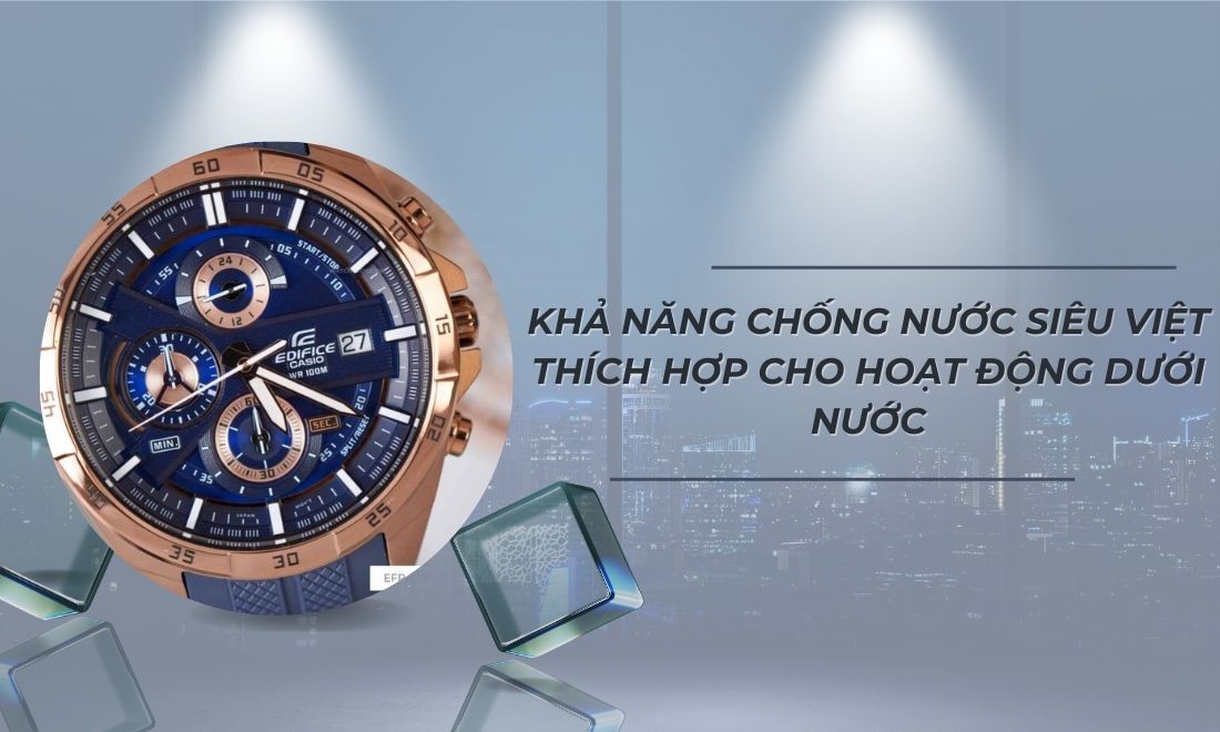Khả năng chống nước siêu việt thích hợp cho hoạt động dưới nước