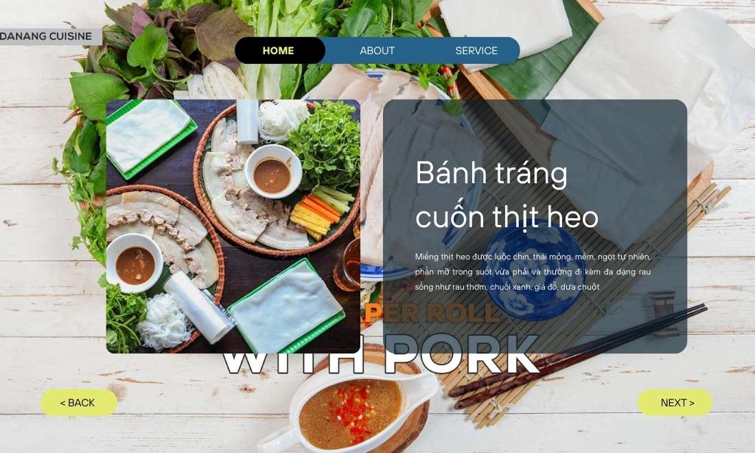 Kinh nghiệm du lịch Đà Nẵng - Cẩm nang hữu ích cho bạn tự túc 9 Bánh tráng cuốn thịt heo là đặc sản Đà Nẵng dân dã