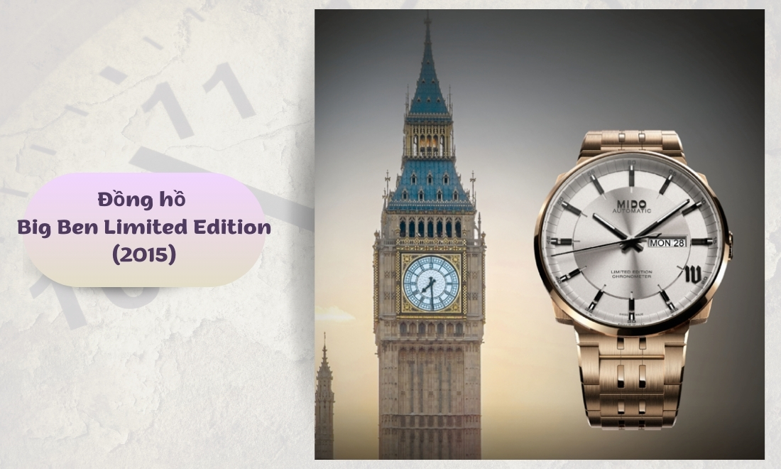 Big Ben Limited Edition (2015) lấy cảm hứng từ tháp đồng hồ