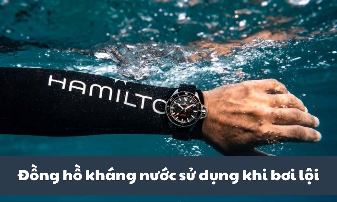 Trang bị đồng hồ chống nước khi lặn sâu