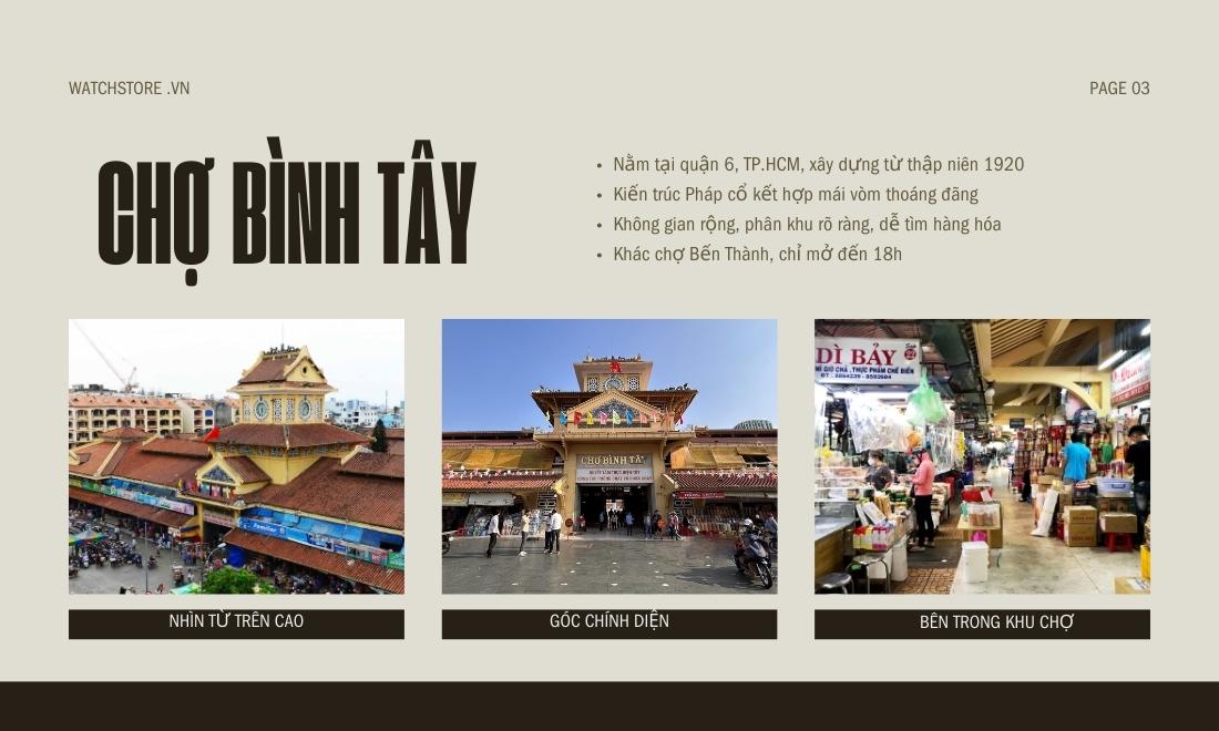 Mua sắm ở thành phố Hồ Chí Minh - Trải nghiệm đô thị sầm uất bậc nhất 3 Không gian thoáng đãng tại chợ Bình Tây TP.HCM