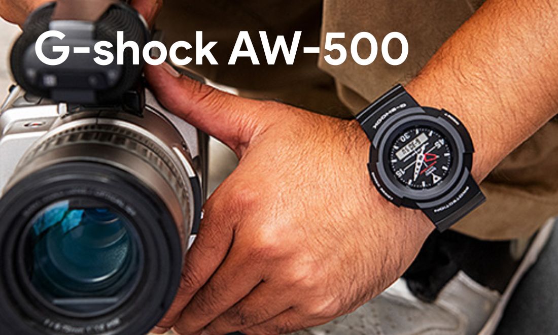 Khám Phá Chi Tiết Về Lịch Sử Của Đồng Hồ G-SHOCK 2 Năm 1989, G-shock cho ra mắt mẫu đồng hồ AW-500