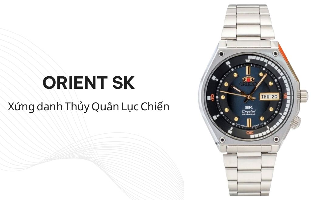 Đồng hồ Orient 77 Orient SK mang đến sự mạnh mẽ, cuốn hút và bền bỉ