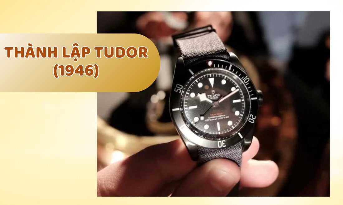 Hans Wilsdorf - Từ tuổi thơ bình dị đến biểu tượng đồng hồ xa xỉ Rolex 3 Thành lập Tudor (1946)