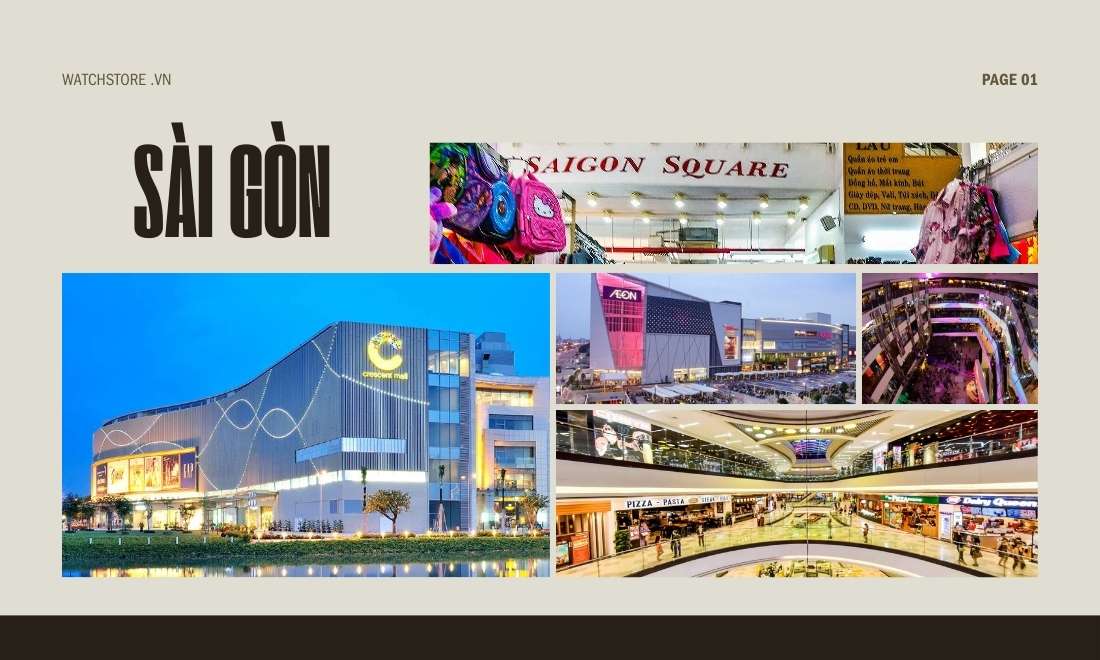Mua sắm ở thành phố Hồ Chí Minh - Trải nghiệm đô thị sầm uất bậc nhất 2 Trải nghiệm shopping thoải mái ở trung tâm Sài Gòn