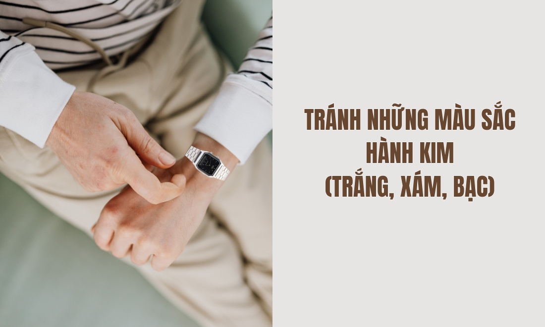 Nhóm màu trắng, xám, bạc (hành Kim)