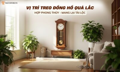 Vị trí treo đồng hồ quả lắc hợp phong thủy