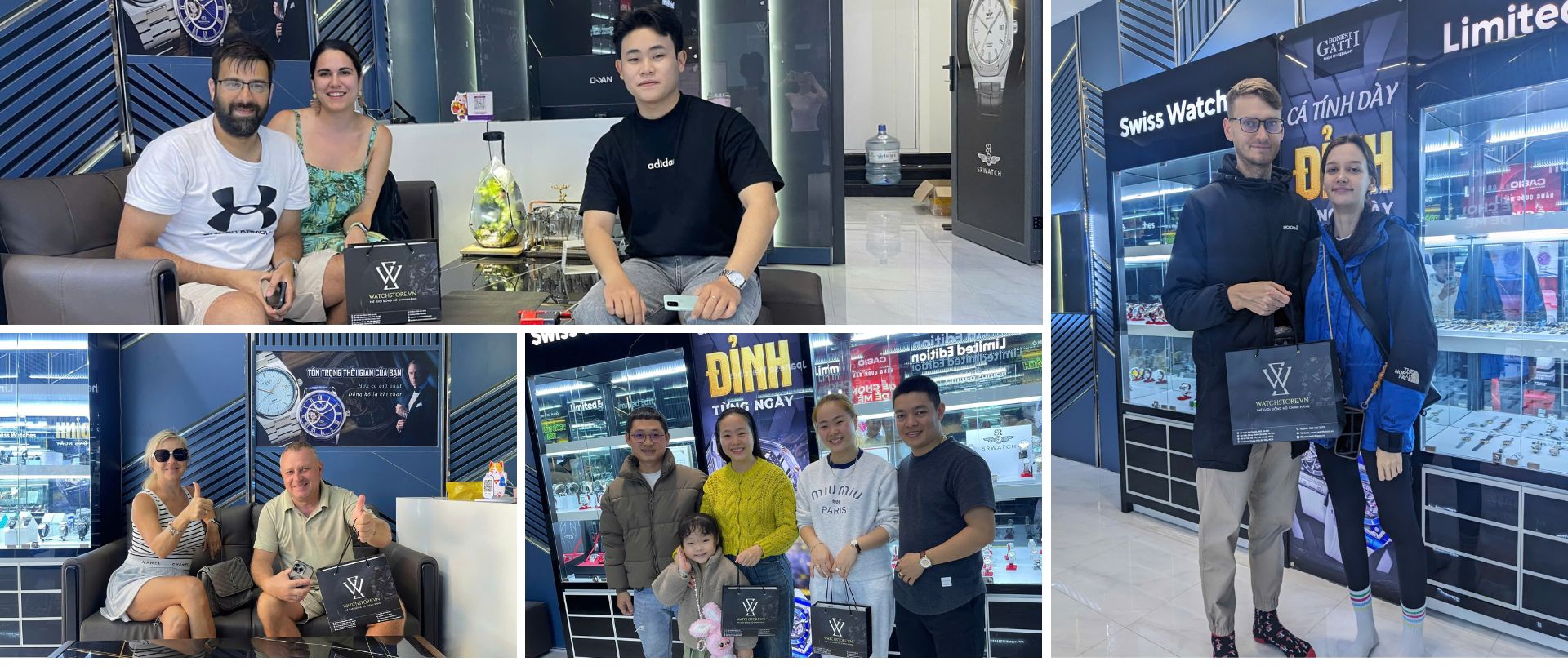 Đồng hồ Longines 1 anh chup khach hang mua dong ho tai watchstore