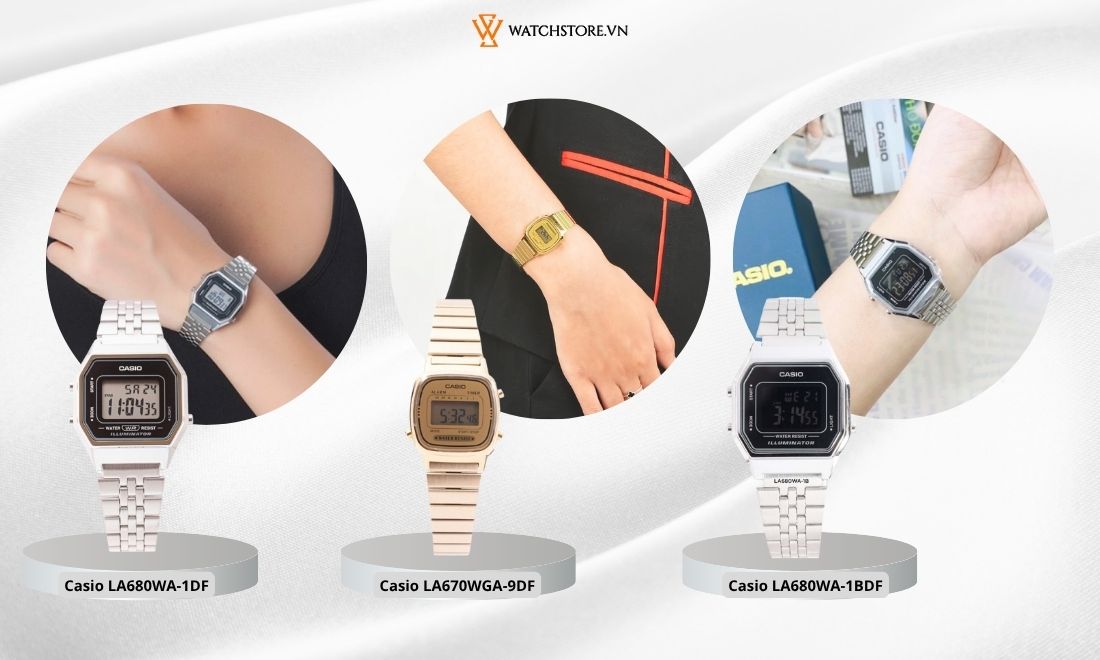 Điểm danh 8+ đồng hồ tặng vợ đẹp, tinh tế và ý nghĩa nhất 4 Casio LA thích hợp làm quà