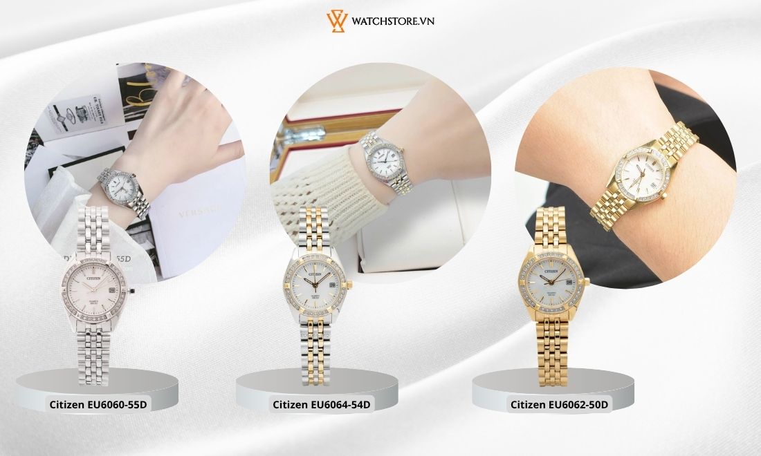 Điểm danh 8+ đồng hồ tặng vợ đẹp, tinh tế và ý nghĩa nhất 3 Đồng hồ Citizen làm quà tặng