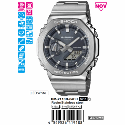 Ảnh sản phẩm Casio Nam GM-2110D-8ADR