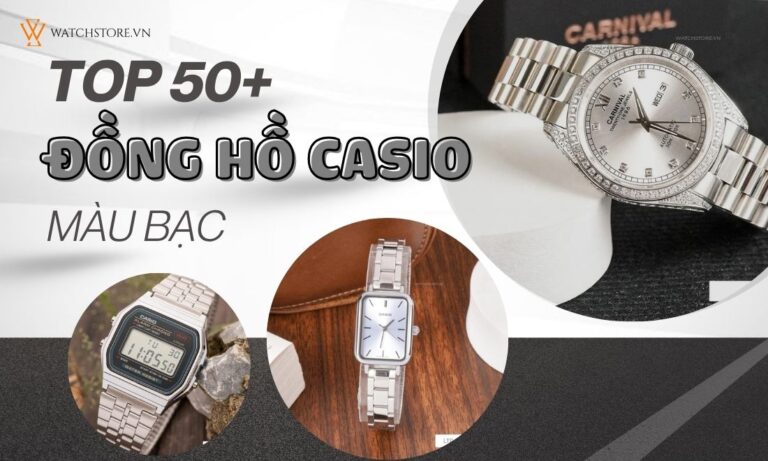 Đồng Hồ Đeo Tay Chính Hãng - Watchstore 51 dong ho casio mau bac