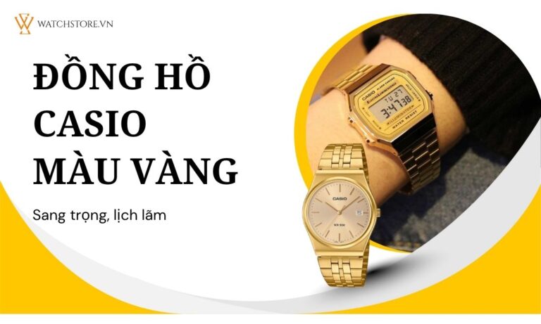 Đồng Hồ Đeo Tay Chính Hãng - Watchstore 51 dong ho casio mau vang