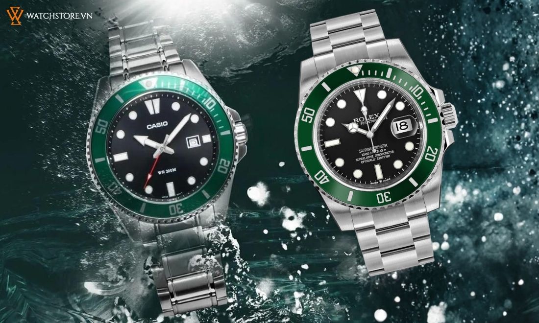 Casio giống Rolex Submariner
